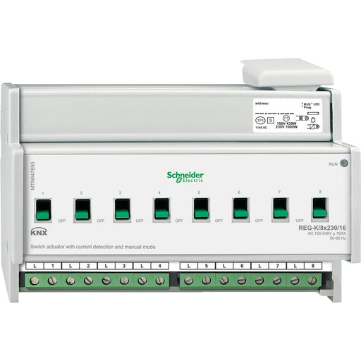Schneider Electric - Bussystem-Schaltaktor Schaltaktor MTN647895 REG-K/8x230/16