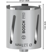 Bosch - Bohrkrone PRO Trockenbohrkrone, 127 2608587330 x 150 mm, G 1/2 Zoll