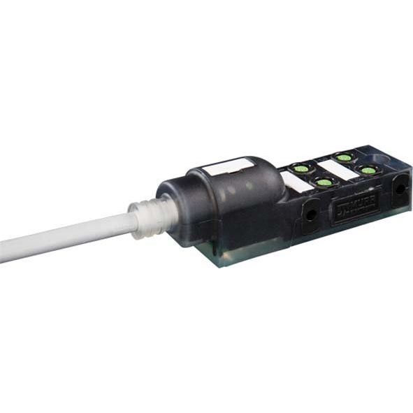 Murrelektronik - Passiver Sensor-/Aktor-Verteiler (mit Leitung) Verteiler Exact8 4xM8 8000-84010-3371000 3-pol. Ltg.fest 10m