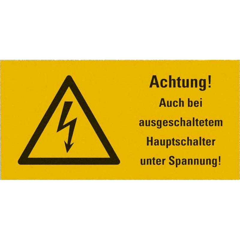 Hein - Warn-/Hinweisschild Warnschild VP-97K-52X105