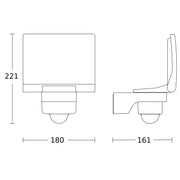 Steinel - Downlight/Strahler/Flutlicht Sensor-LED-Strahler XLED PRO 240 S WS 3000 K