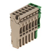 Weidmüller - Zubehör/Ersatzteile für Klemmen Stecker ZP 2.5/1AN/7 GN/BE Steckanschl.,2.5mm² − 25 Stück