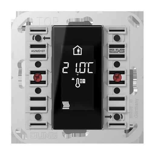 Jung - Bussystem-Mehrfach Bediengerät KNX Komp.-Raumcontr.-Modul A 5292 D1 ST 2fach