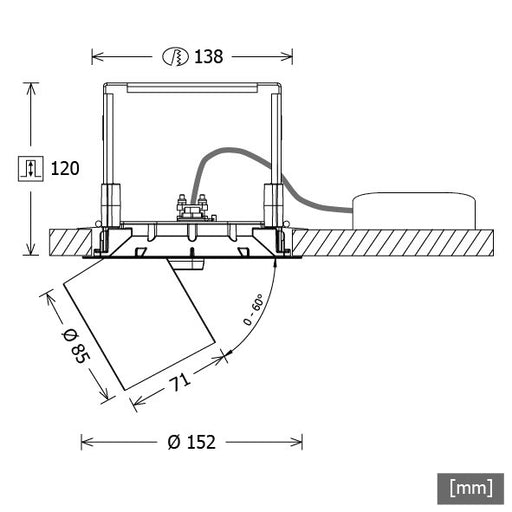 LTS Licht&Leuchten - Downlight/Strahler/Flutlicht LED-Einbaustrahler ORYOR203930.15DALIws 3000K DALI