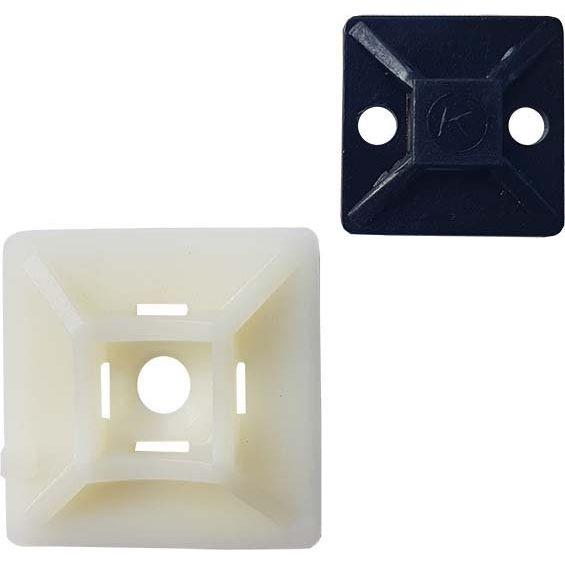 Cellpack - Befestigungssockel und -element für Kabelbinder Befestigungssockel KZB2K 4/natur − 100 Stück
