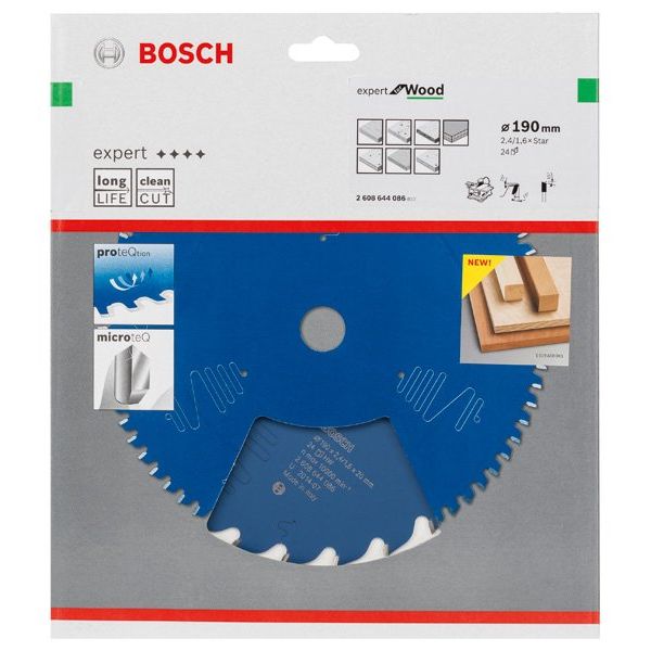 Bosch - Kreissägeblatt Expert for 2608644086 Wood T 190 x Stern