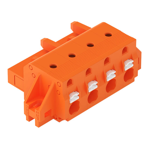 WAGO - Kabelsteckverbinder für Leiterplattensteckverbinder 1-Leiter-Federleiste 2231-704/031-000 Push-inCAGECLAMP,or − 50 Stück