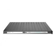 DIGITUS - Komponente für den Ausbau (Schaltschrank) Fachboden 482,6mm (19") DN-19 TRAY-2-1000SW 1HE, sw, ausziehbar