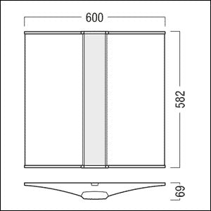 Zumtobel Group - Decken-/Wandleuchte LED-Anbauleuchte MLevo AA #42189937 840, si