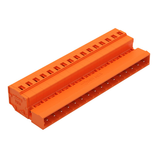 WAGO - Kabelsteckverbinder für Leiterplattensteckverbinder 1-Leiter-Stiftleiste 231-646 CAGECLAMP,2,5mm²,or − 25 Stück
