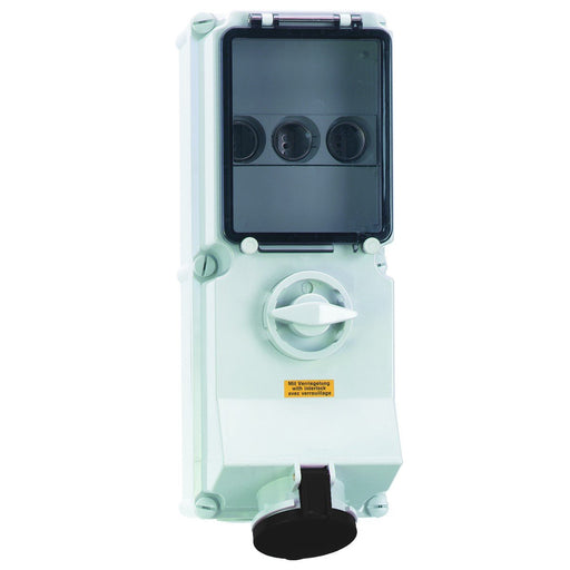 Bals Elektrotech - CEE-Steckdose abschaltbar, abgesichert (IEC 60309) Wandsteckdose abschaltbar 17530 verriegelt abgesich