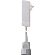 Bachmann - Steckverbinder für steckbare Gebäudeinstallation Schutzkont.-Flachstecker 933.006 ws,1,5m Ltg u.Kuppl