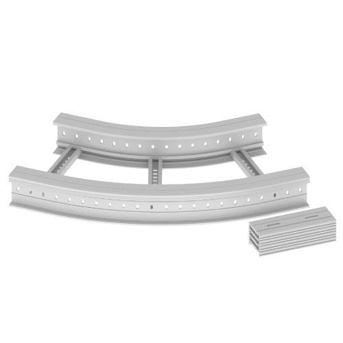 Unex - Bogen für Kabelleiter Flachbogen 45 Grad 67537-44 135x500 R600