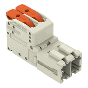 WAGO - Ein- und mehrpolige Klemmenleiste 1-Leiter-Stiftleiste 831-1202/000-004 Push-in CAGECLAMP,sw − 48 Stück