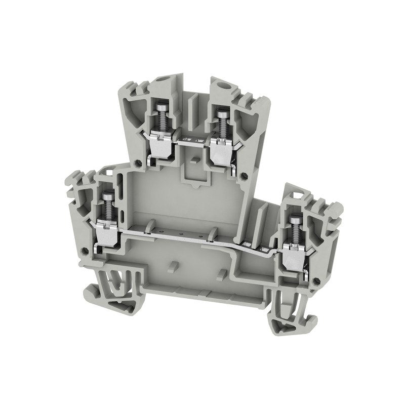 Weidmüller - Durchgangs-Reihenklemme Klemme WDK 2.5 ZQV GR Schraubansch.,2.5mm² − 100 Stück