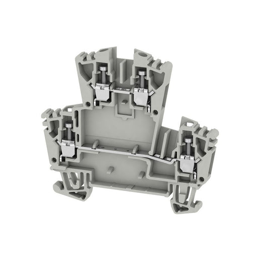 Weidmüller - Durchgangs-Reihenklemme Klemme WDK 2.5 ZQV GR Schraubansch.,2.5mm² − 100 Stück