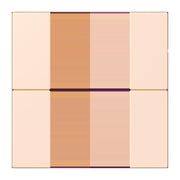 Jung - Abdeckung/Bedienelement für Installationsschalterprogramme Tastensatz 2fach LC 502 TSA 226 orange pale