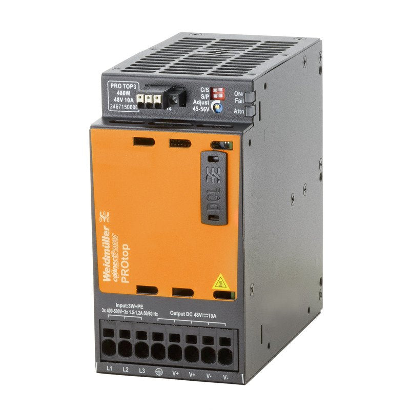 Weidmüller - Gleichstromversorgung Stromversorgung PROTOP3480W48V10A − 1 Stück