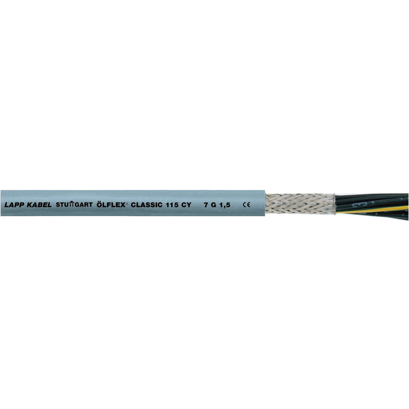 Lapp Kabel&Leitung - Energiekabel < 1 kV, für ortsveränderlichen Einsatz ÖLFLEX CLASSIC 115 CY 1136304/100 4G1,5 − 100 Meter