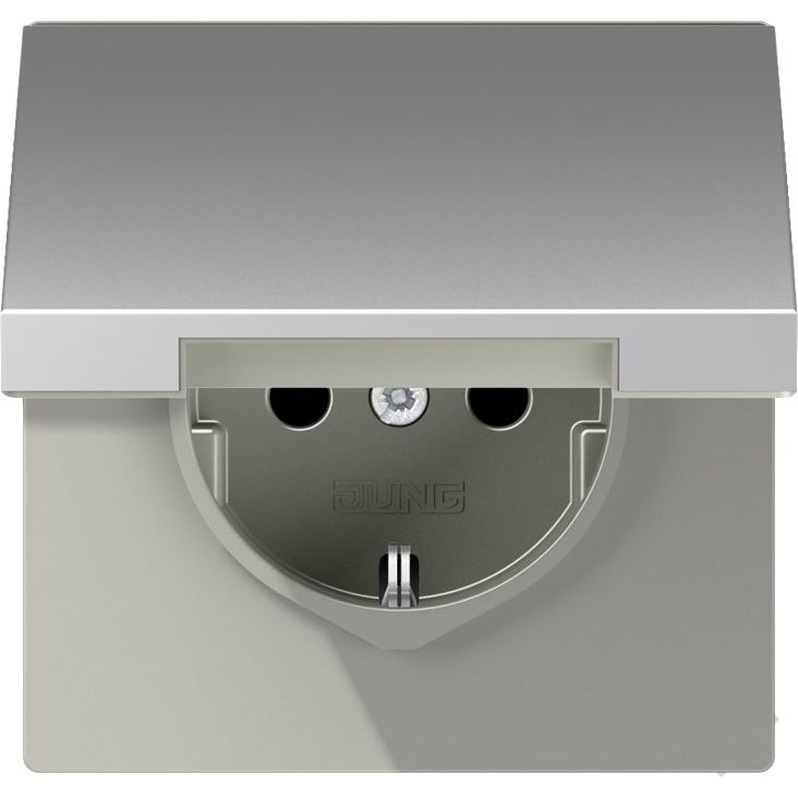 Jung - Steckdose SCHUKO-Steckdose AL 1520 KL aluminium