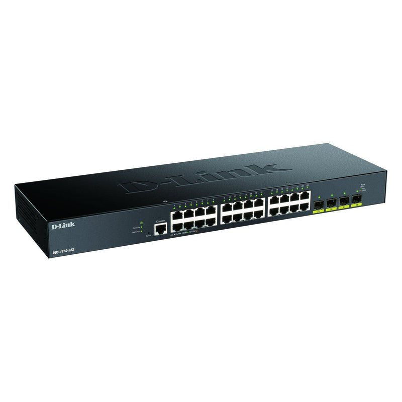 DLink - Netzwerk Switch Gigabit Switch + 4x10G DGS-1250-28XMP/E POE+ managed