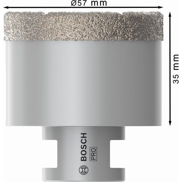Bosch - Bohrer PRO Ceramic dry 2608587127 Trockenbohrkrone 57