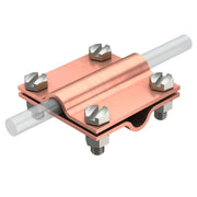 OBO Bettermann - Verbinder für Blitzschutz Kreuzverbinder 251 CU − 10 Stück