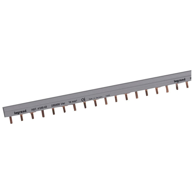 Legrand - Phasenschiene Stiftkammschiene Legrand 404943 1 m, 16 mm²