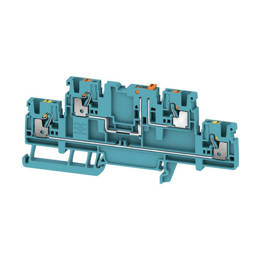 Weidmüller - Trenn- und Messtrenn-Reihenklemme Klemme A2T 2.5 DT/FT BL PUSH IN, 2.5 mm² − 50 Stück