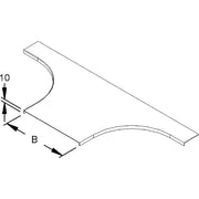 Rico - Deckel Anbau-Abzweigstück für Kabeltragsystem Abdeckung 15W12-300-T für Anbau-T-Stück