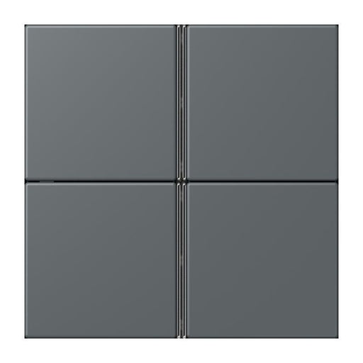 Jung - Abdeckung/Bedienelement für Installationsschalterprogramme Tastensatz 4fach LC 404 TSA 202 gris fonce 31