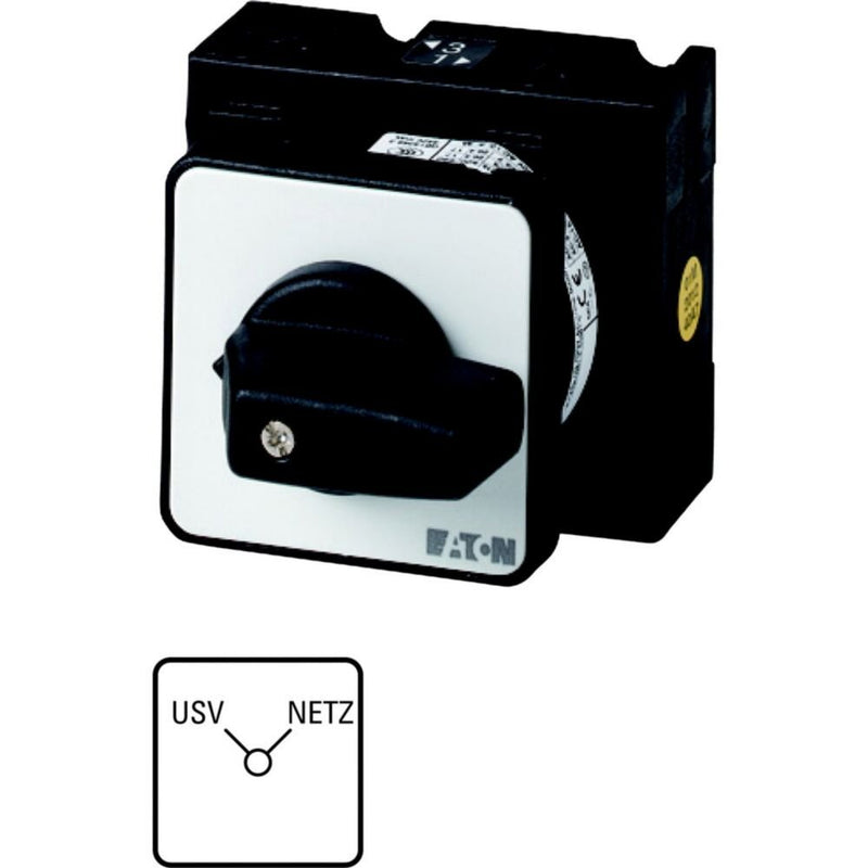 Eaton - Lastschalter Umschalter T3 32A Einbau T3-2-15542/E rastend o. 0-Stell