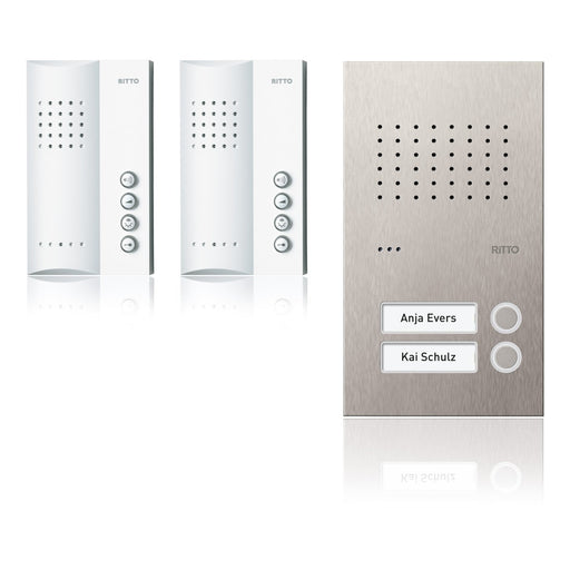 Ritto - Türsprech-Set Acero pur Audioset Freisp. RGE1818425 2WE − 1 Stück