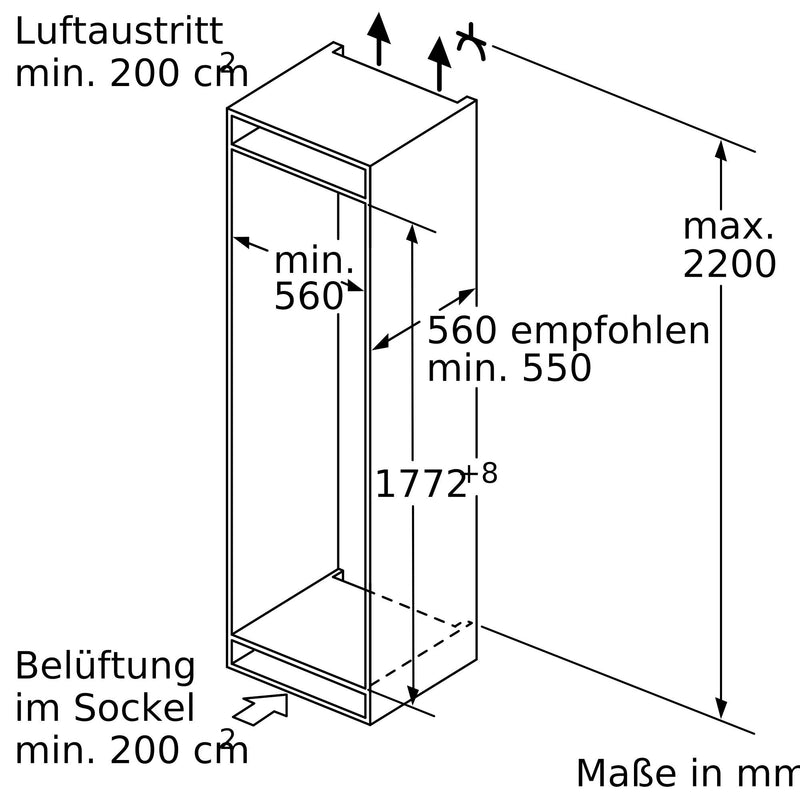 Bosch - Kühl-/Gefrierkombination EB-Kühl/Gefrierkombi KIS87ADD0 Serie6
