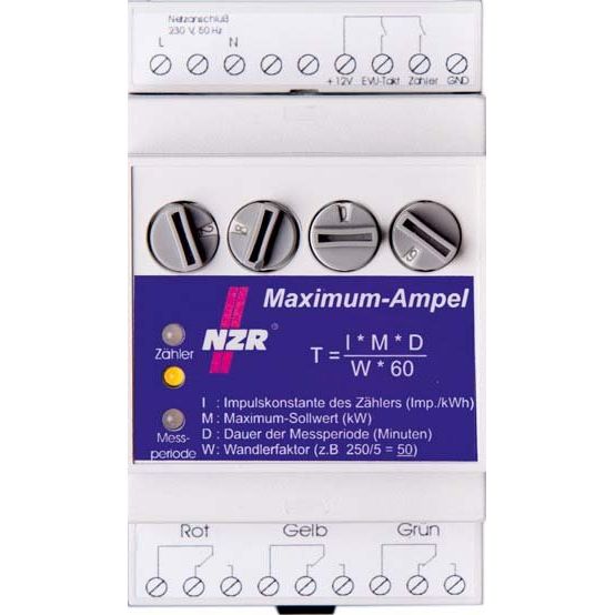 NZR - Maximumwächter für Reiheneinbau Maximum-Ampel MA3 − 1 Stück