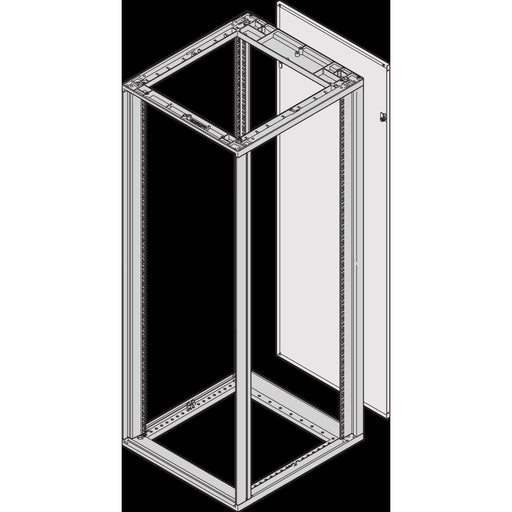 Schroff - Seiten-/Rückwand (Schaltschrank) Rückwand 26230375 25HE B553mm RAL7035