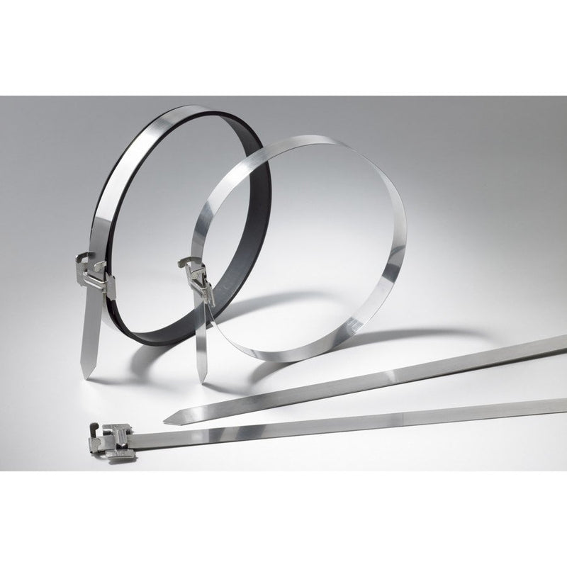 HellermannTyton - Kabelbinder Edelstahlkabelbinder 111-00330(10) 1000x 16 mm − 10 Stück