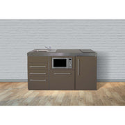 Stengel - Mini-Küche Miniküche Premiumline MPGSMS3MM160GSKSrBl Mokka metallic