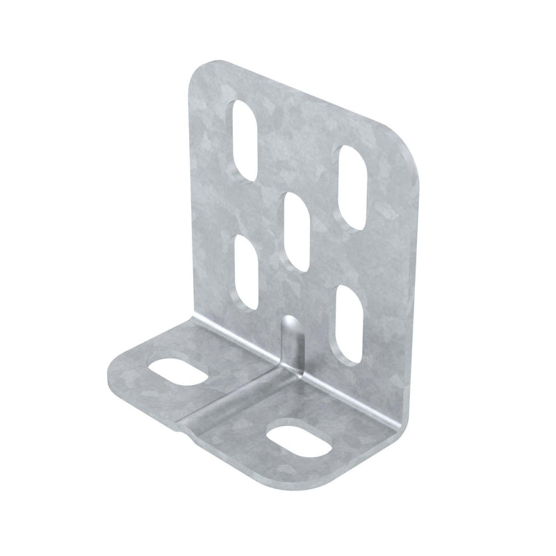 OBO Bettermann Vertr - Befestigungselement für Stiel/Profilschiene Befestigungswinkel BW 64 32 FT 60x64x32 − 10 Stück