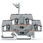 WAGO - Bauelement-Reihenklemme Doppelstockklemme 281-635/281-492 m. 2 Dioden 1N 4007 − 50 Stück