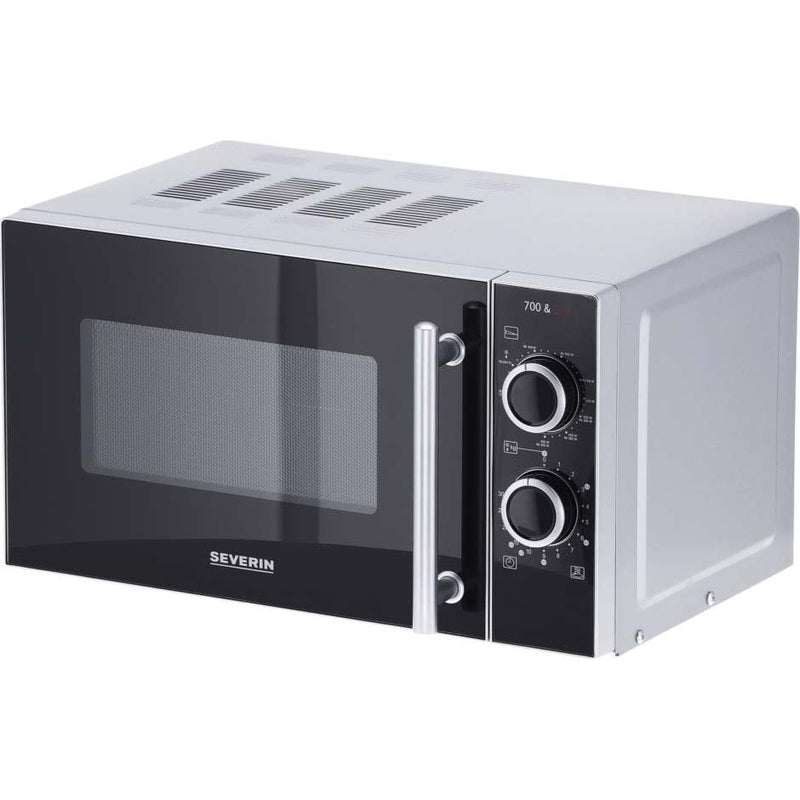 Severin - Mikrowellengerät Mikrowelle m.Grill MW 7771 sw/si 700/900W