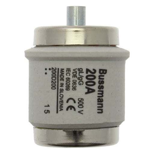 Eaton - D-Sicherungseinsatz Sicherungseinsatz Nieders. FUSE 200 D#200D200 200A AC 500V 50kA − 10 Stück