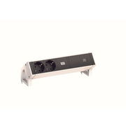 Bachmann - Mehrfachsteckdose Steckdosenleiste 902.934 DESK2 2xCEE7/3 1xUSB