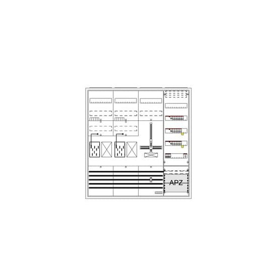Striebel&John - Zähler-Komplettschrank Komplettschrank BA47KHHY APBKE-IA472Z2R1S1V5A