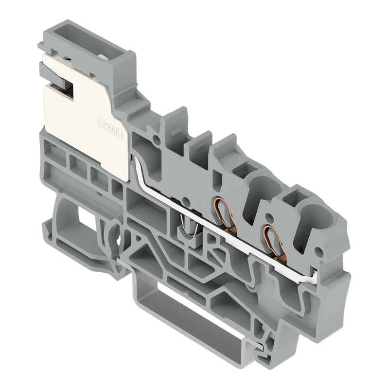 WAGO - Neutralleitertrenn-Reihenklemme 2-Leiter-Potentialausglkl. 2002-7211 2,5mm² − 50 Stück