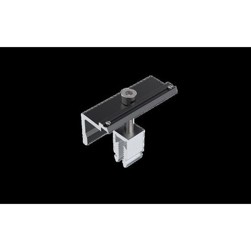 Aerocompact - Photovoltaik-Verbindungs- und Befestigungselement Endklemme CLEB10+ sw Click30-46mm,L=80 − 1 Stück