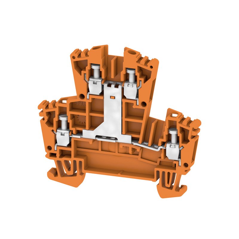 Weidmüller - Durchgangs-Reihenklemme Klemme WDK 2.5V ZQV OR 2.5 mm² − 50 Stück