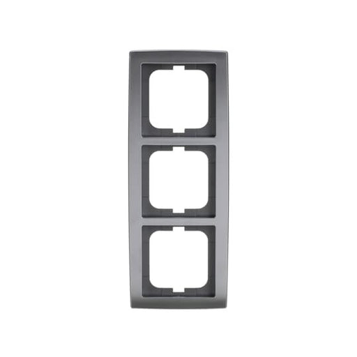 Busch-Jaeger - Abdeckrahmen Rahmen 3-fach 1723-80 chrom matt − 1 Stück by Busch-Jaeger
