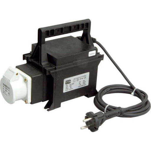 Trafo-Technik-Hoppecke - Einphasen-Steuertransformator Sicherheitstrafo, tragbar ET-CEE 630VA 230/24V sw