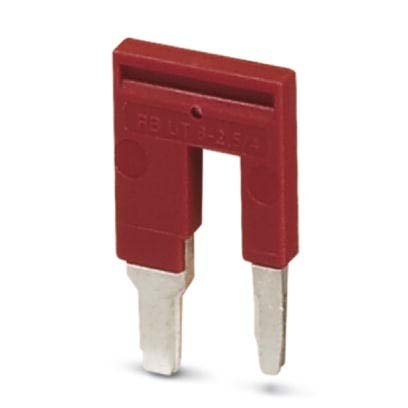 Phoenix Contact - Querverbinder/Brücker für Reihenklemme Reduzierbrücke RB ST 6-1,5/S 2-polig, rot − 10 Stück